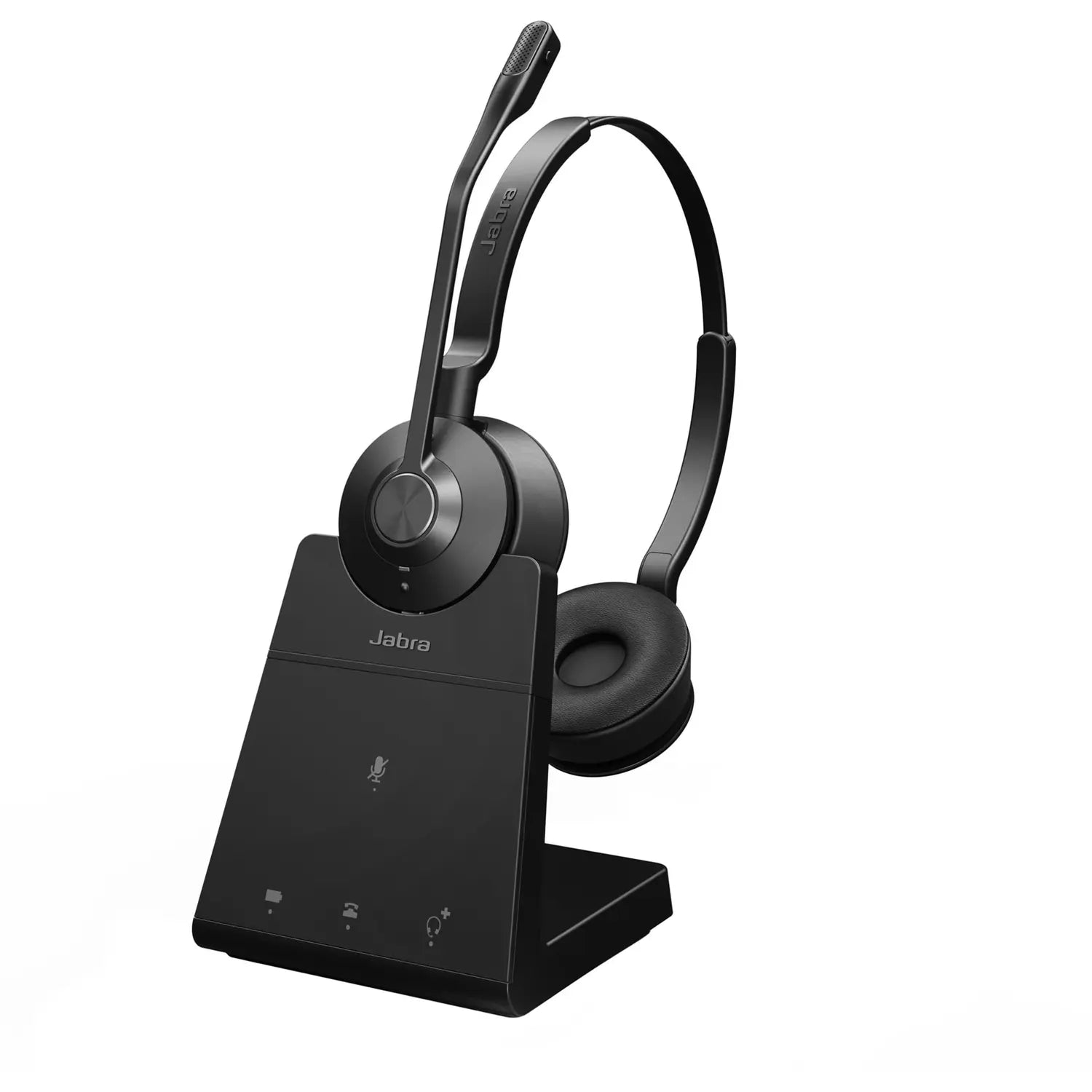 B-Ware Jabra Headset Kopfhörer Engage 45 Se Stereo Schwarz Kabellos Dect Tischtelefon