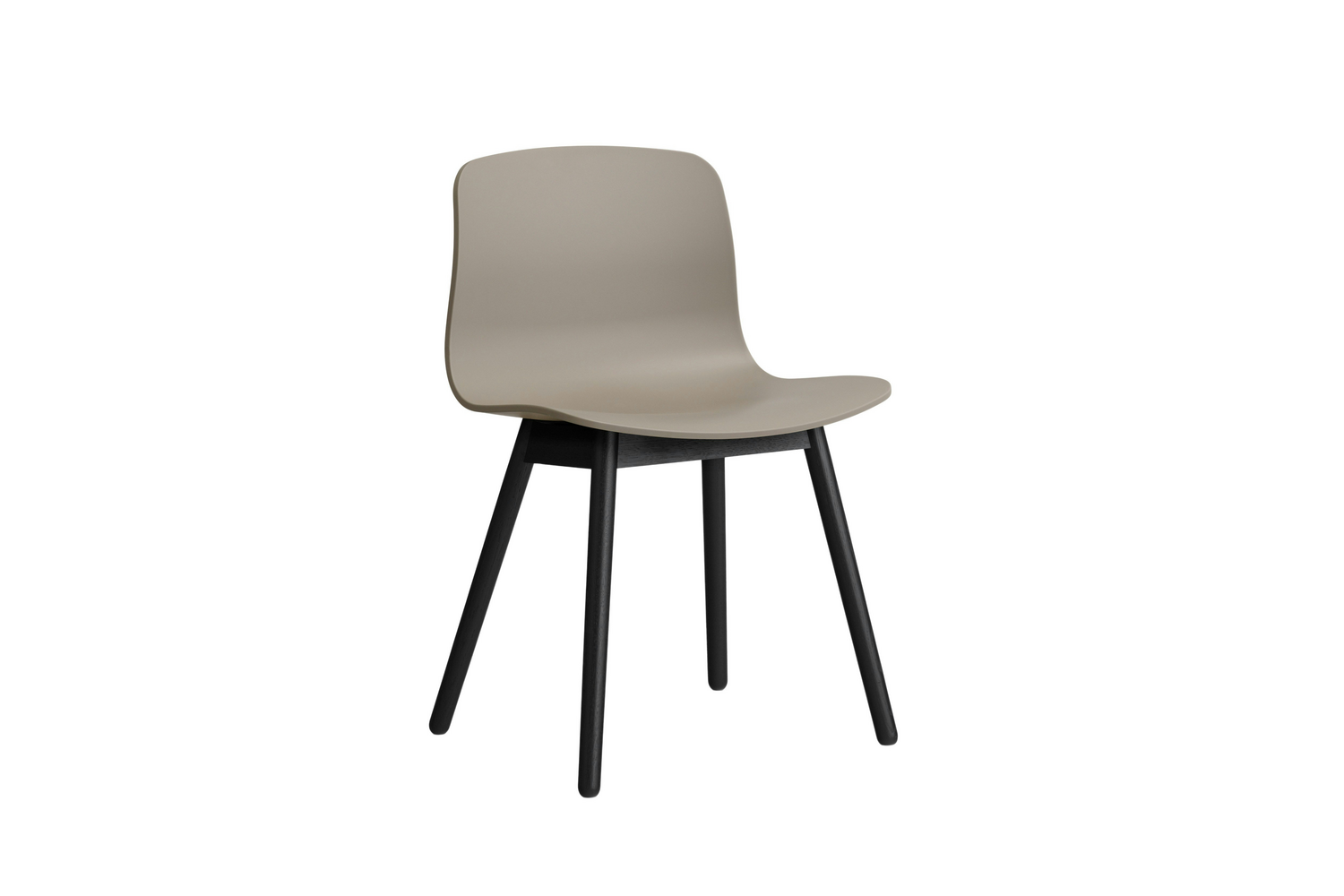 B-Ware Hay About A Chair Aac 12 Stuhl Sitzmöbel Polster Khaki 2.0 Gestell Schwarz