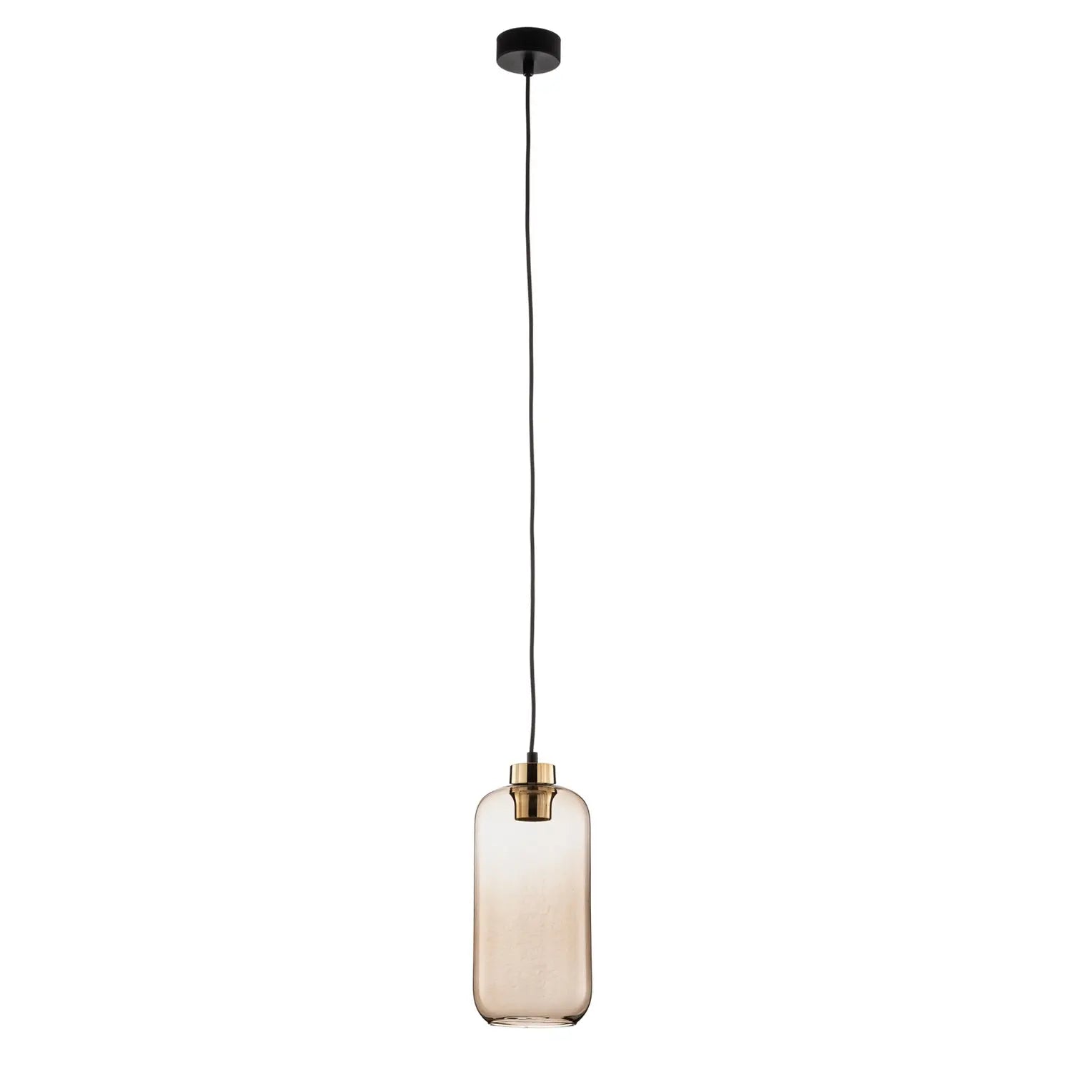 B-Ware Tk Lighting Hängeleuchte Pendelleuchte Marco Green Braun Glas Metall E27 Led