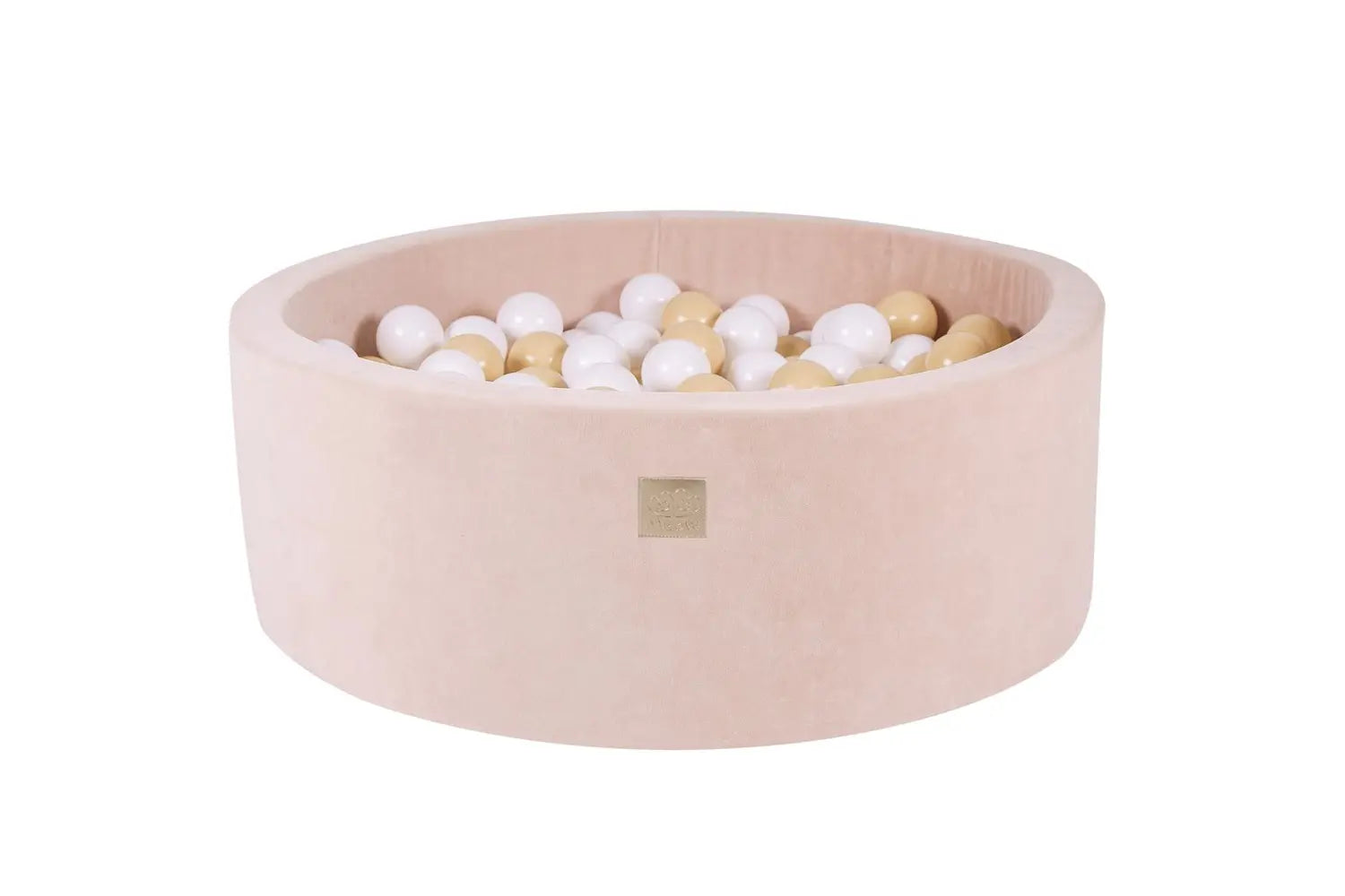 B-Ware Meow Baby Bällebad Bällchenbad Velvet Ecru Rosé 200 Bälle Farbauswahl