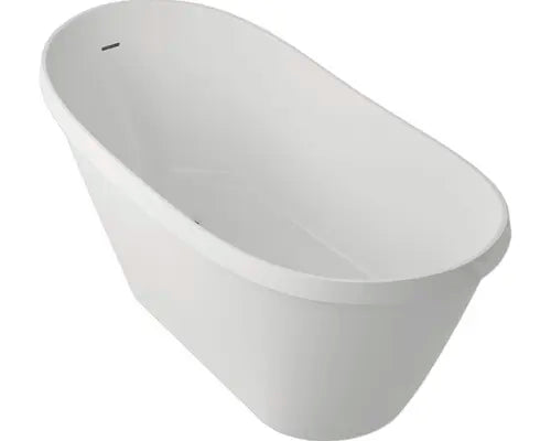 B-Ware Badewanne Moye Wanne Set Ovale Freistehende Badewanne Weiß 71 X 169,5 Cm Ablauf