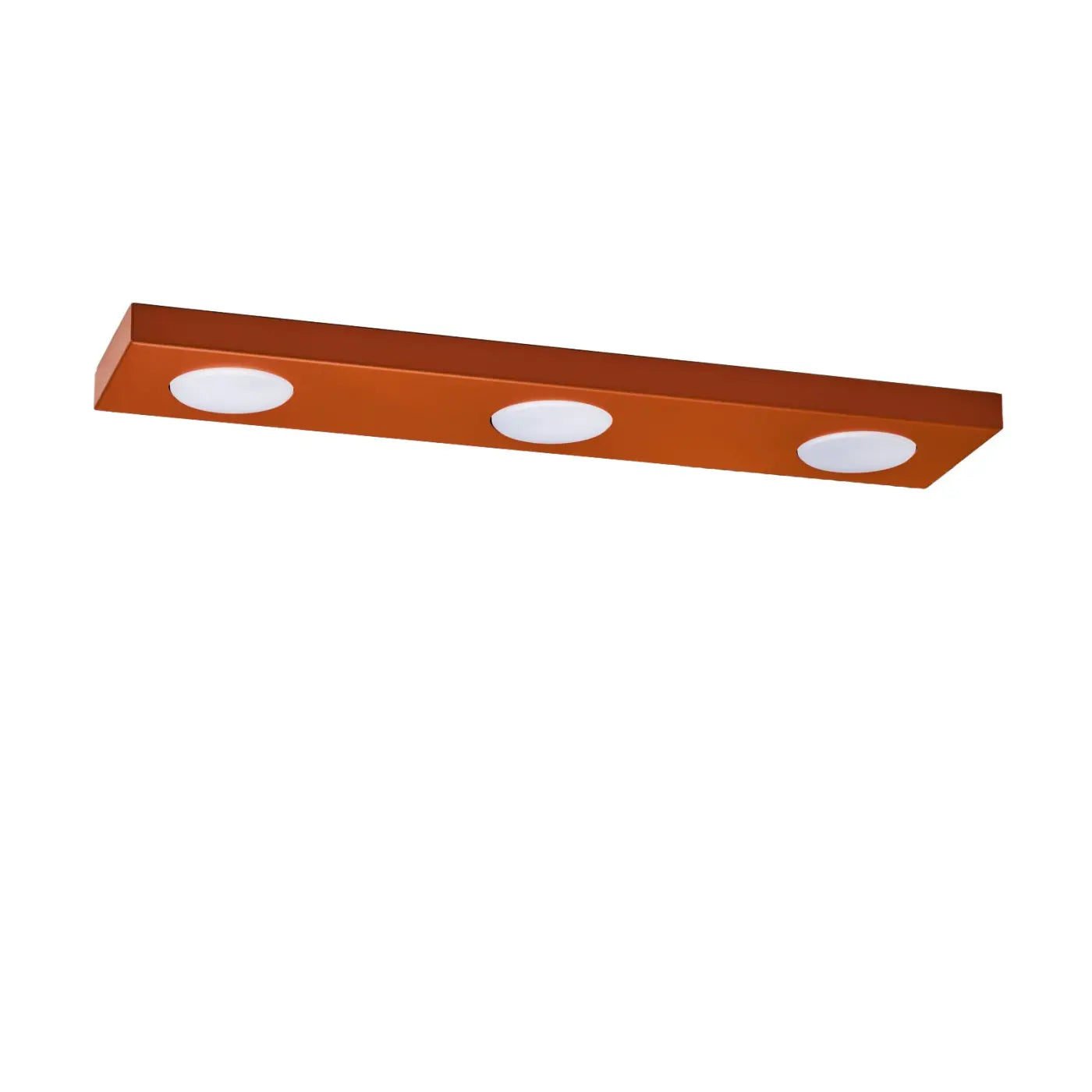 B-Ware Sigma Deckenleuchte Deckenlampe Hero Ziegelstein Rot Gx53 Led 3 Flammig 55 Cm