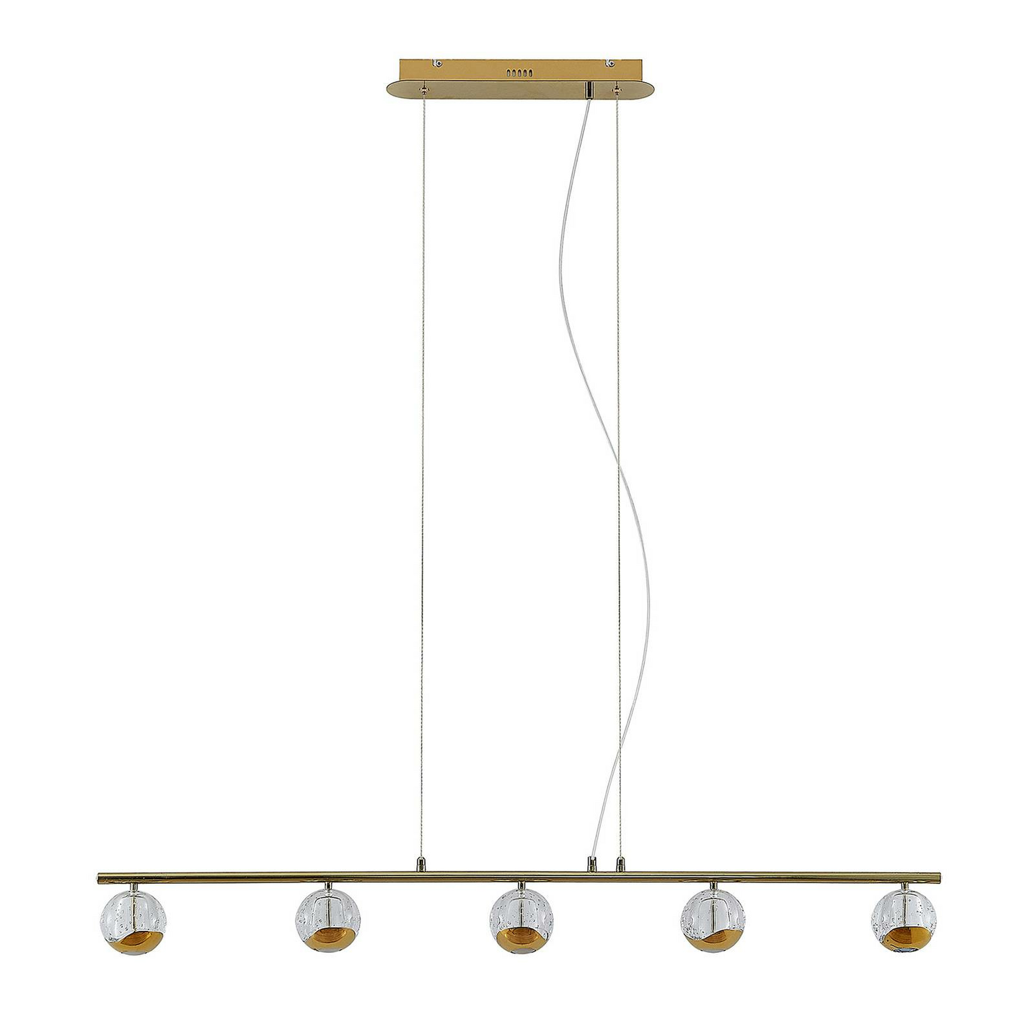 B-Ware Lucande Kilio Led Hängeleuchte Pendelleuchte Deckenlampe Lampe 5 Flammig Gold451