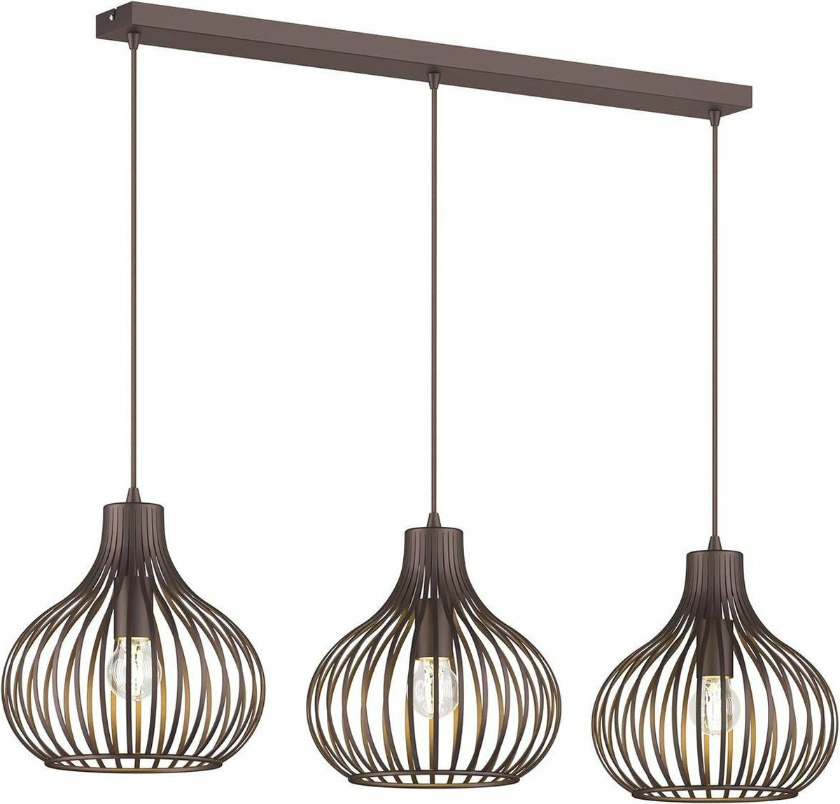 B-Ware Lindby Frances Hängeleuchte Deckenlampe Pendelleuchte Wohnzimmerlampe 3 Fl. E27