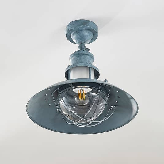 B-Ware Lindby Deckenlampe Louisanne Deckenlampe Deckenlicht Lampe Industrie Stil Gra710