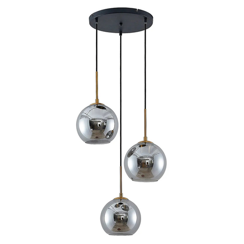 B-Ware Lindby Jurian Pendelleuchte Deckenlampe Wohnzimmerlampe 3 Flamming Bronze Sm746