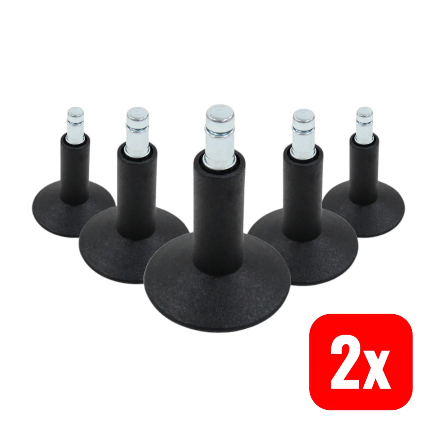 B-Ware Hjh Office Bodengleiter Stand 2 S908 No 12 Stift 11mm 65 Mm 5er Pack 2 Sets