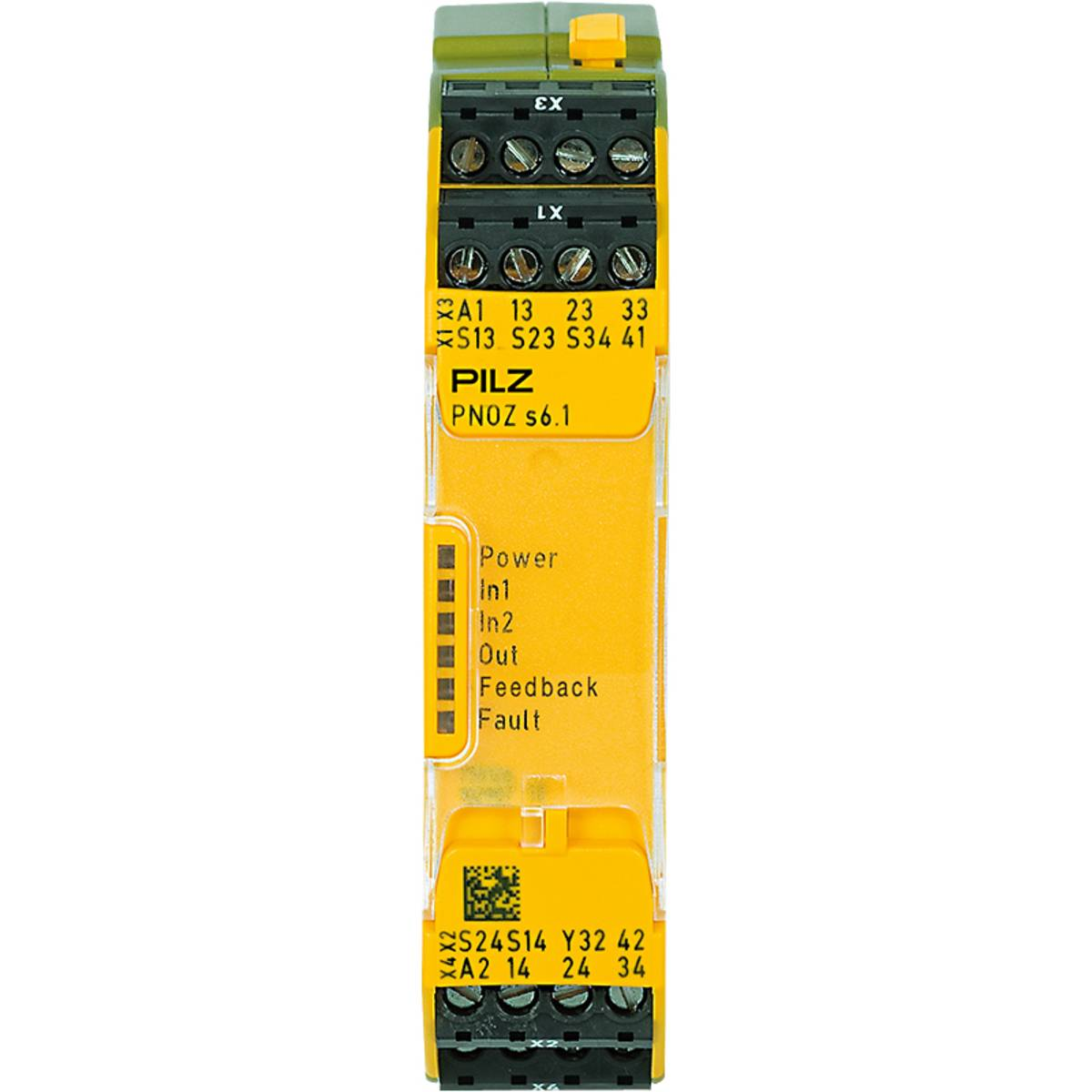 Pilz Pnoz S6.1 24 Vdc 3 N/O 1 N/C Schaltgeräte P/N: 750126 Sicherheitsrelais