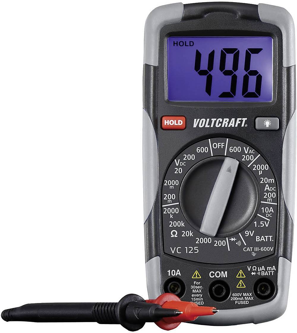 B-Ware Voltcraft Hand Multimeter Digital Dt Test Kit 150 Kalibriert: Werksstandard245