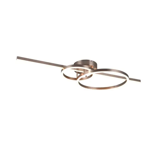 B-Ware Trio Deckenleuchte Deckenlampe Leuchte Lampe Licht Montilla Nickel