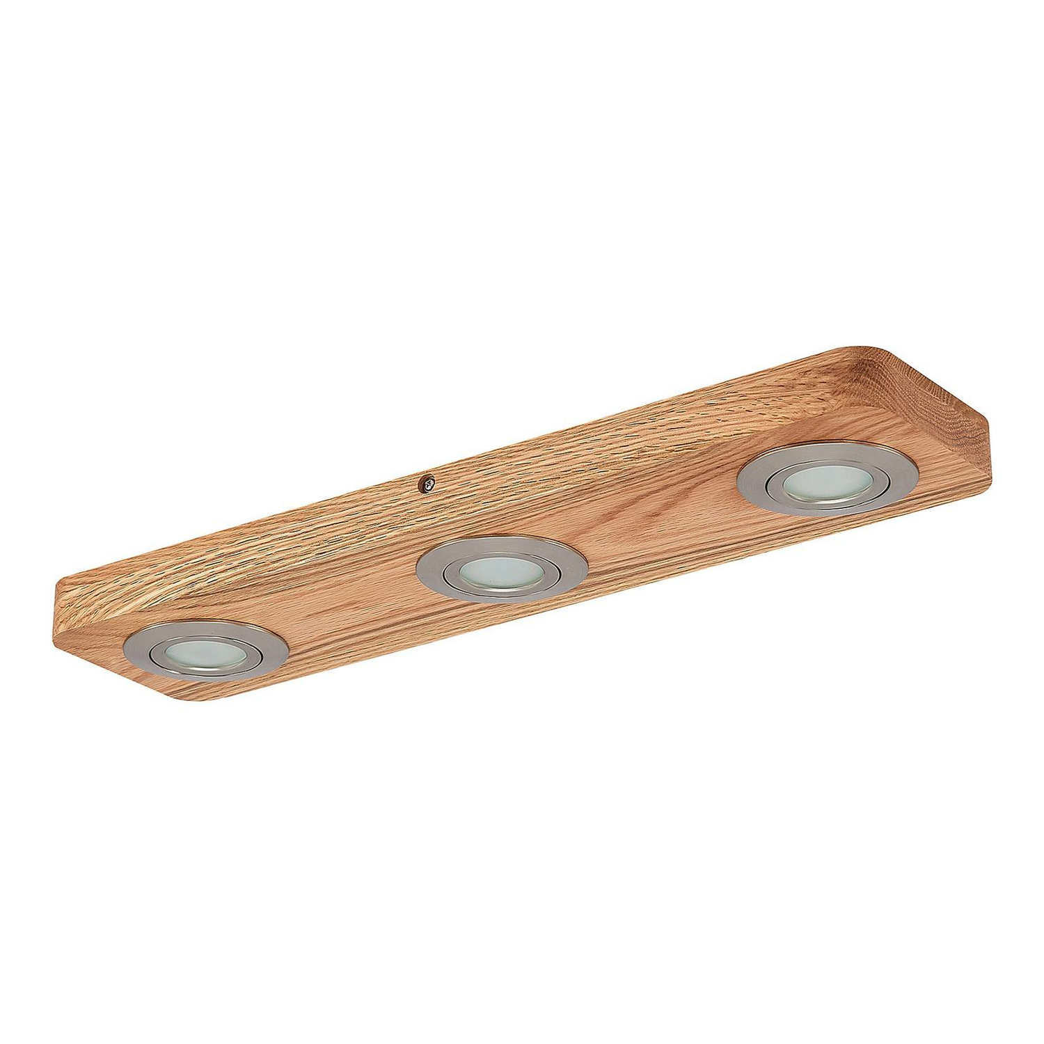 B-Ware Lindby Deckenleuchte Deckenlampe Led Holz Mikari Downlight Schwenkbar Eichenh206