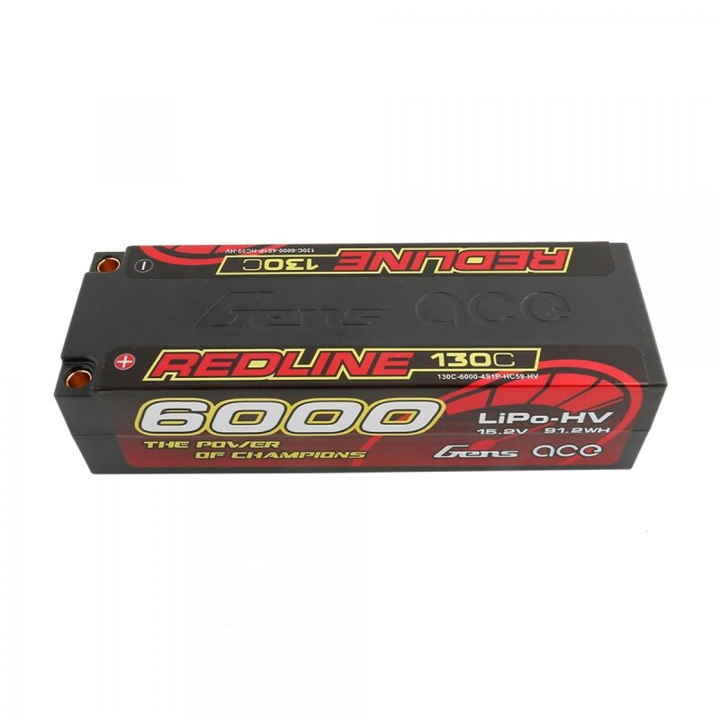 B-Ware Grepow Redline Hard Case Hv Ultra Lcg Ersatzakku Batterie 4 S1 P 15,2 V 6000m Ah 130 C