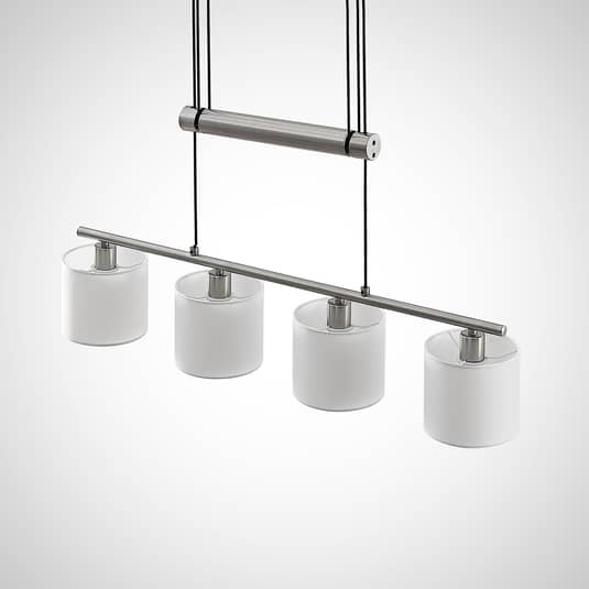 B-Ware Lindby Jorin Hängeleuchte Hängeleuchte Lampe Leuchte Höhenverstellbar Weiß