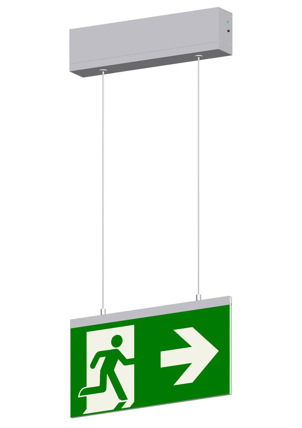 B-Ware Mexcel Fluchtweg Notbeleuchtung Mexm1930 Zb Warnschild Led Aluminium Sicherheit