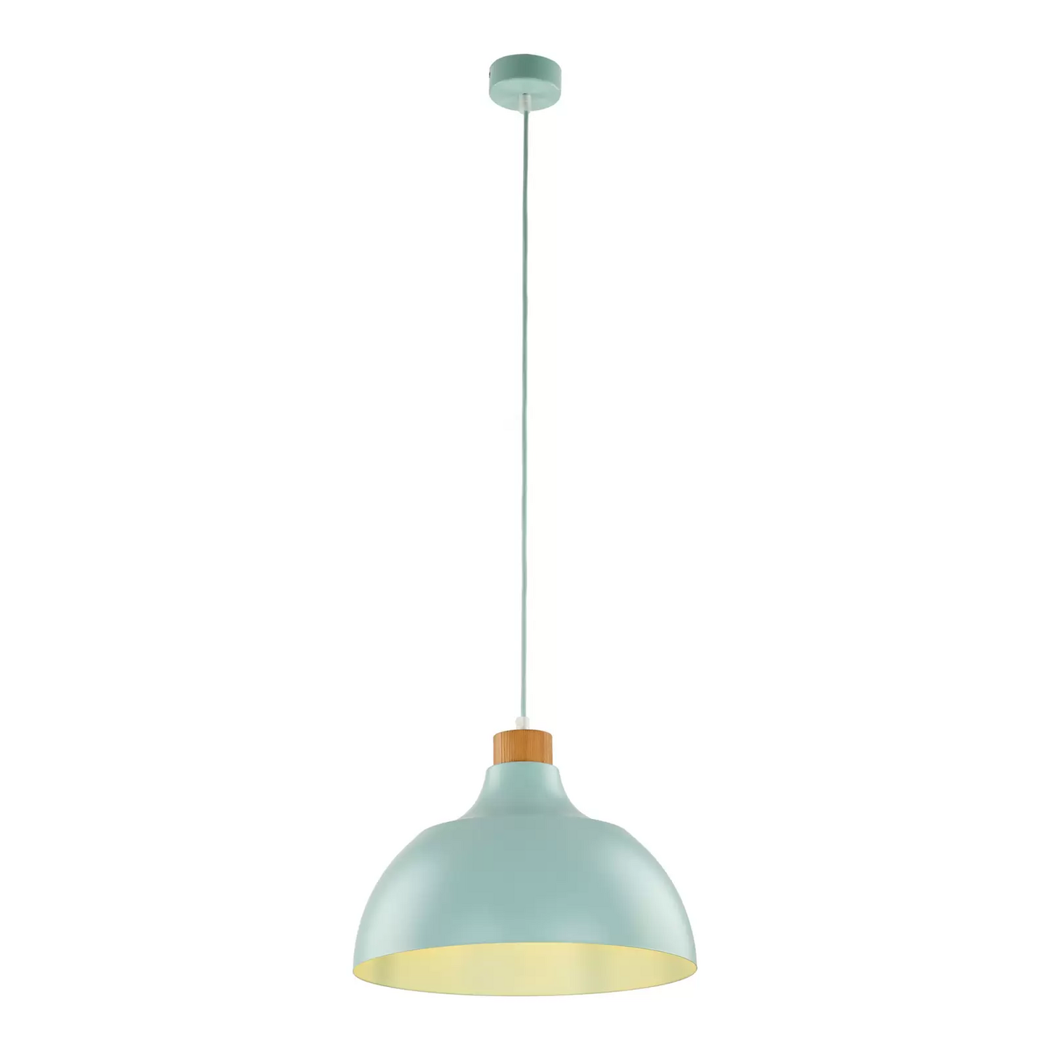 B-Ware Envostar Hängeleuchte Kaitt Hängelampe Deckenlampe Lampe Holzdetail ø 34 Cm M882