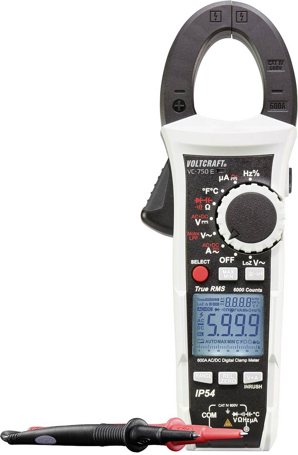 B-Ware Voltcraft Vc 750 E Stromzange Handmultimeter Multimeter Messgerät Messzange507