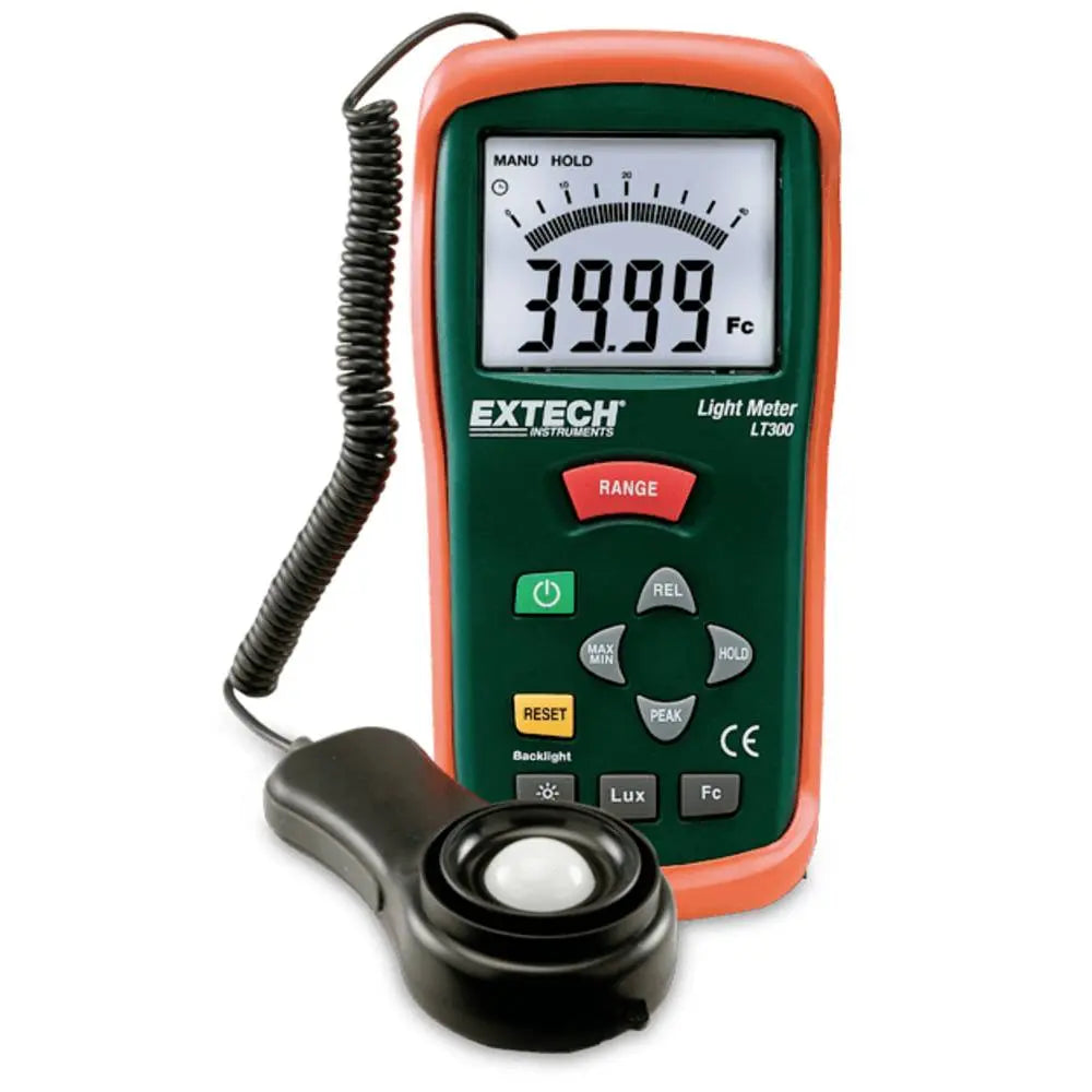 B-Ware Extech Luxmeter Lt300 Beleuchtungsstärkenmesser Lichtmessgerät 400000lx