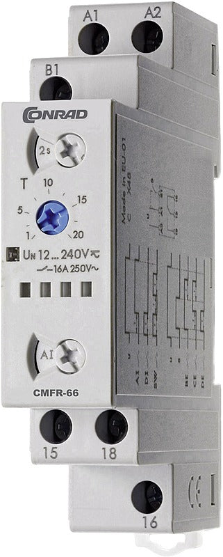 B-Ware Conrad Components Cmfr 66 1 St. Zeitrelais Multifunktional 24h Zeitschaltrelais