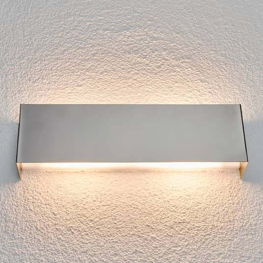 B-Ware Lindby Außenwandleuchte Pavla Wandleuchte Wandleuchte Lampe Leuchte E27 Edelstah
