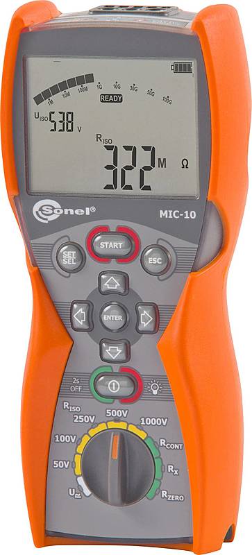 B-Ware Sonel Mic 10 Isolationsmessgerät Kalibriert Nach Iso Kapazitätsmessung