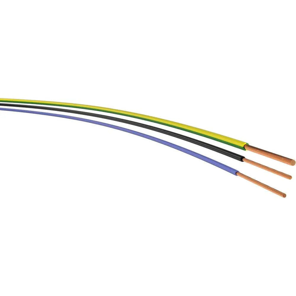 B-Ware Aderleitung Kabel Leitung H07 V K Einzelader Kupfer Flexibel Dunkelblau 100 M