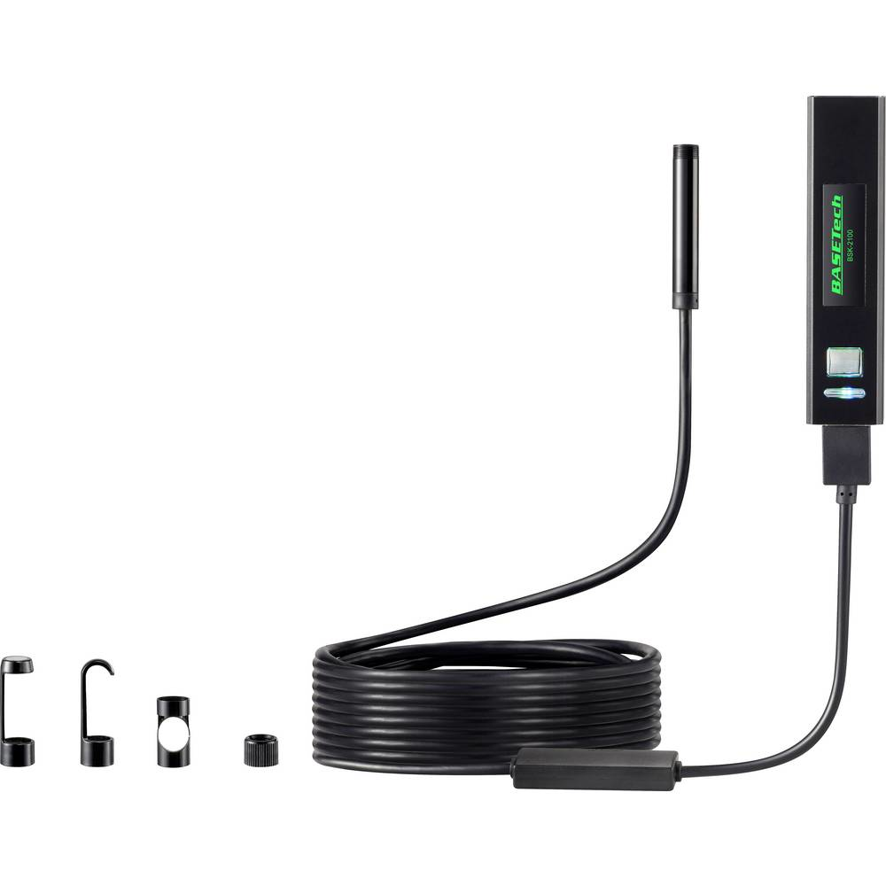 B-Ware Basetech Bsk 2100 Endoskop Servicekamera Kamera Sonden ø: 8mm Sonden Länge: 10 M