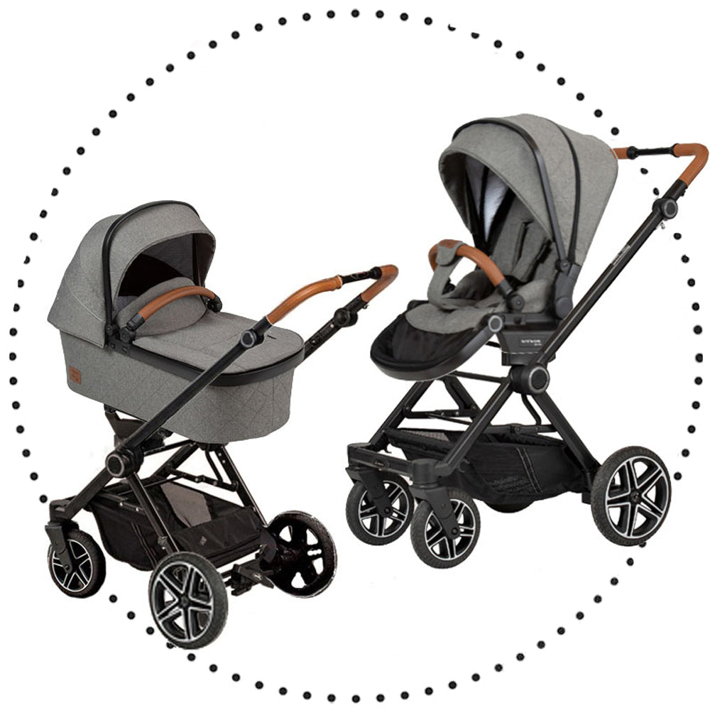 B-Ware Hartan Kinderwagen Buggy 2 In 1 Viva Gtr Hb Grau Kombi Kinderwagen