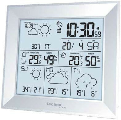 B-Ware Technoline Satelliten Wetterstation Barometer Thermometer Hygrosensor Wd2000 842