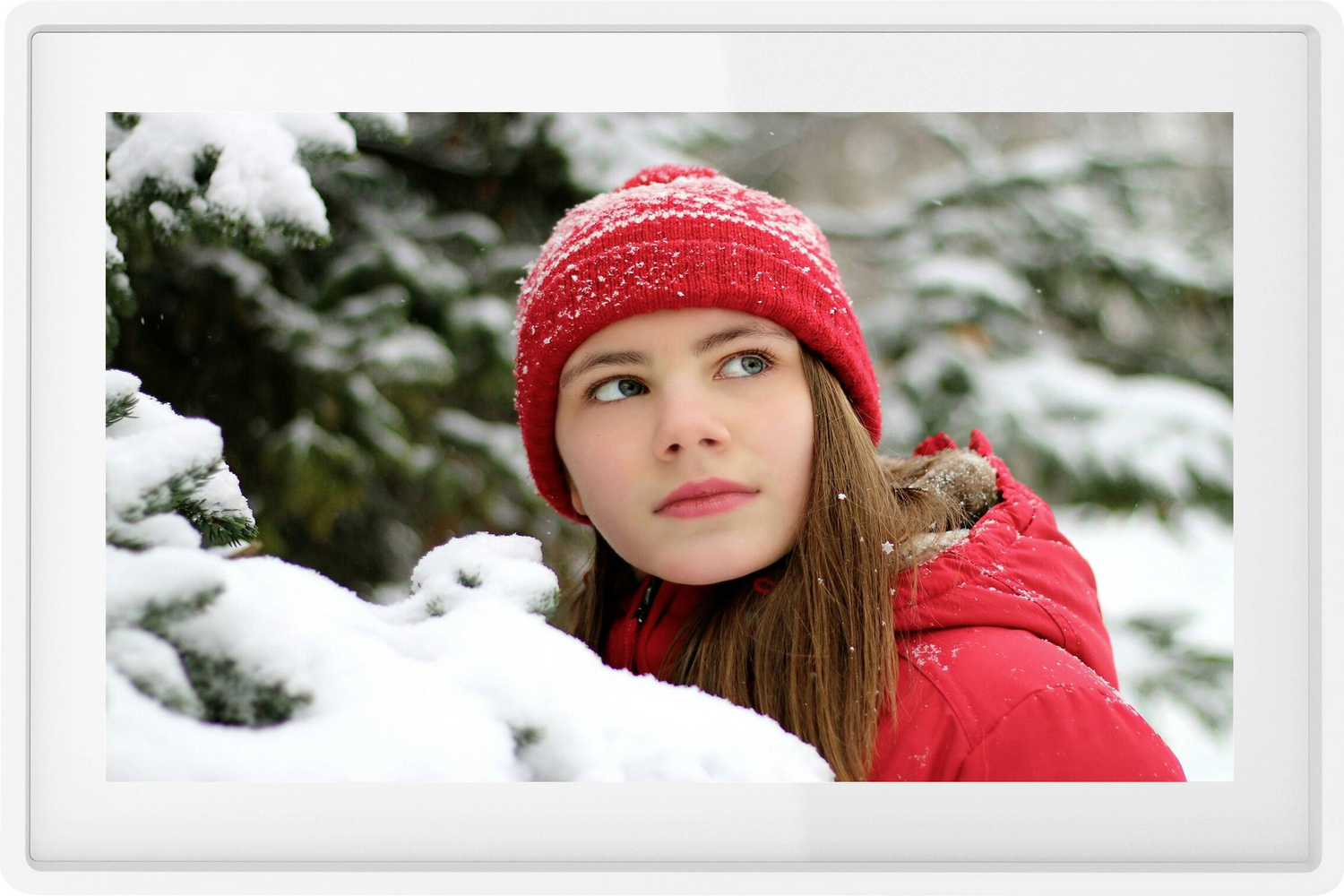 B-Ware Denver Digitaler Wi Fi Bilderrahmen 25.7 Cm 10.1 Zoll Bilderrahmen Bilder Rah736