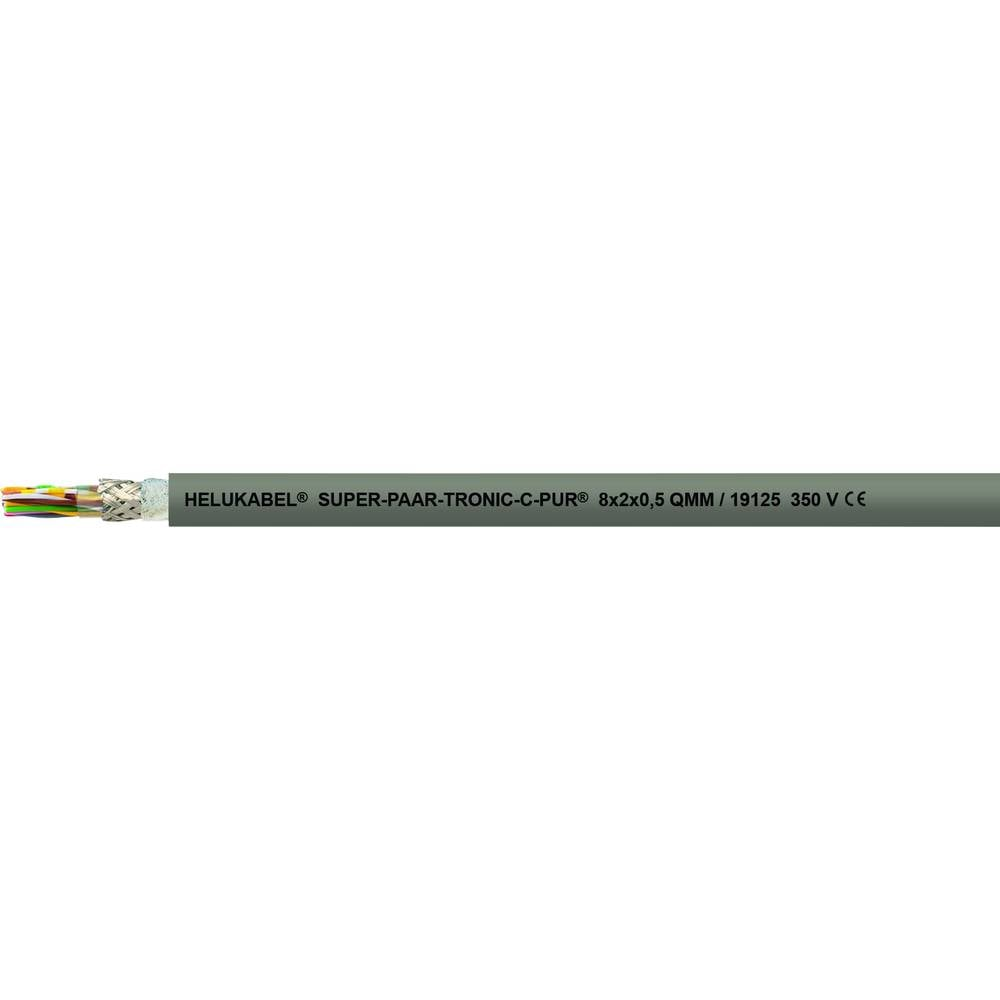 B-Ware Helukabel 19120 Schleppkettenleitung S Paar Tronic C Pur 4 X 0.50 Mm² Grau 100 M