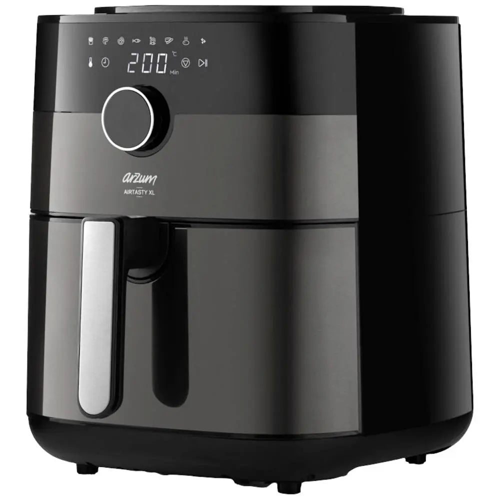 B-Ware Arzum Fritteuse Heißluftfritteuse Airfryer Timer 6 L überhitzungsschutz Silber