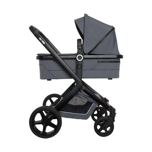B-Ware Koelstra Next Kinderwagen Buggy 2 In 1 Dark Grey Melange Gepäckkorb Geburt 22kg