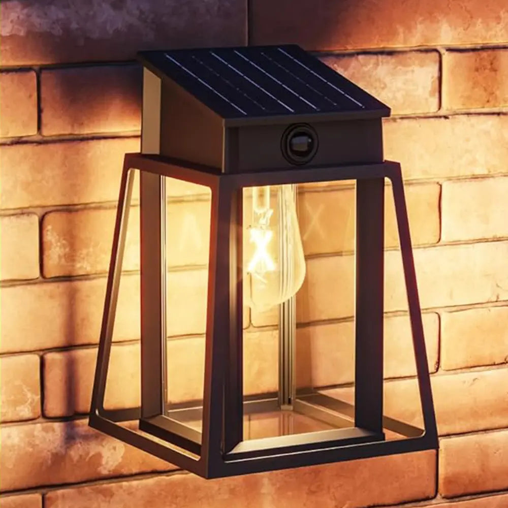 B-Ware Philips Wandleuchte Außenlampe Solarleuchte Ultra Efficient 2,9 W 2700 K Schwarz