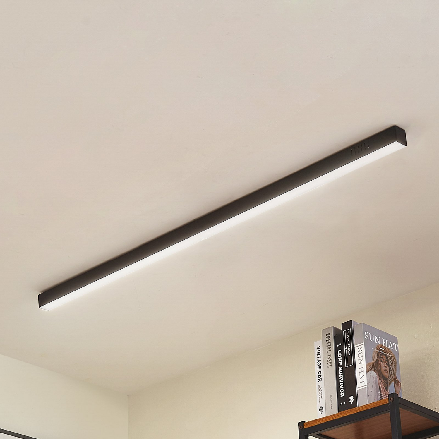B-Ware Lucande Deckenleuchte Deckenlampe Led Teniona Cct Funktion Schwarz Aluminium369