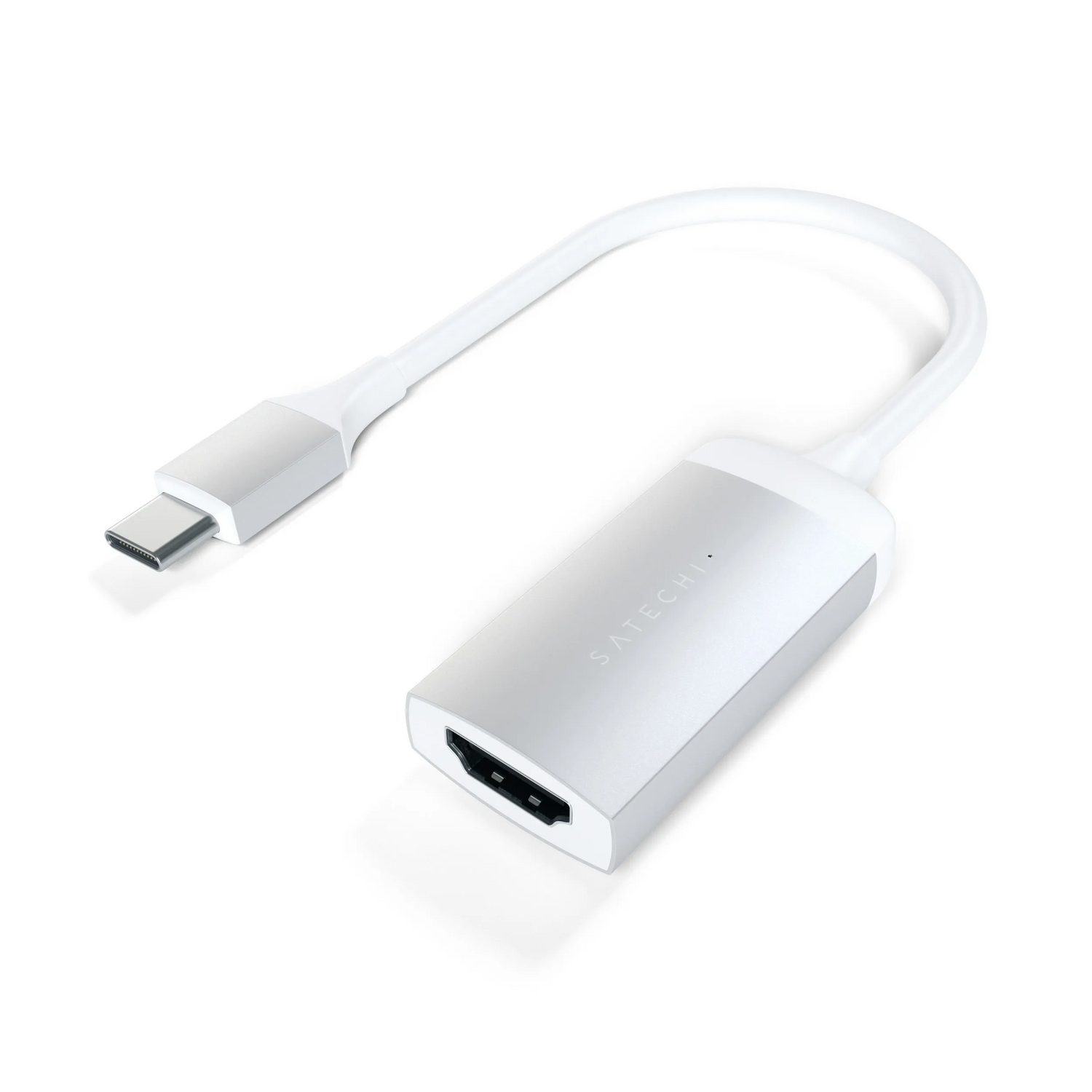 B-Ware Satechi Usb C Hdmi Adapter Hdmi Adapter Konverter Hdmi Kabel Silber