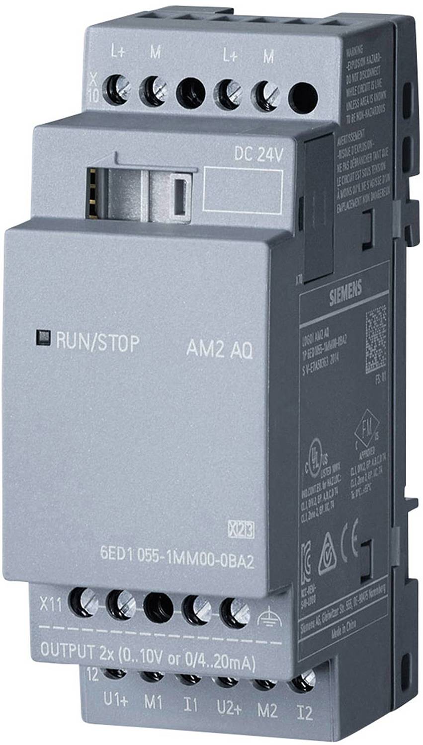 B-Ware Siemens Sps Erweiterungsmodul Logo! Am2 Aq 0 Ba2 Automatik Sps System Modul Sps