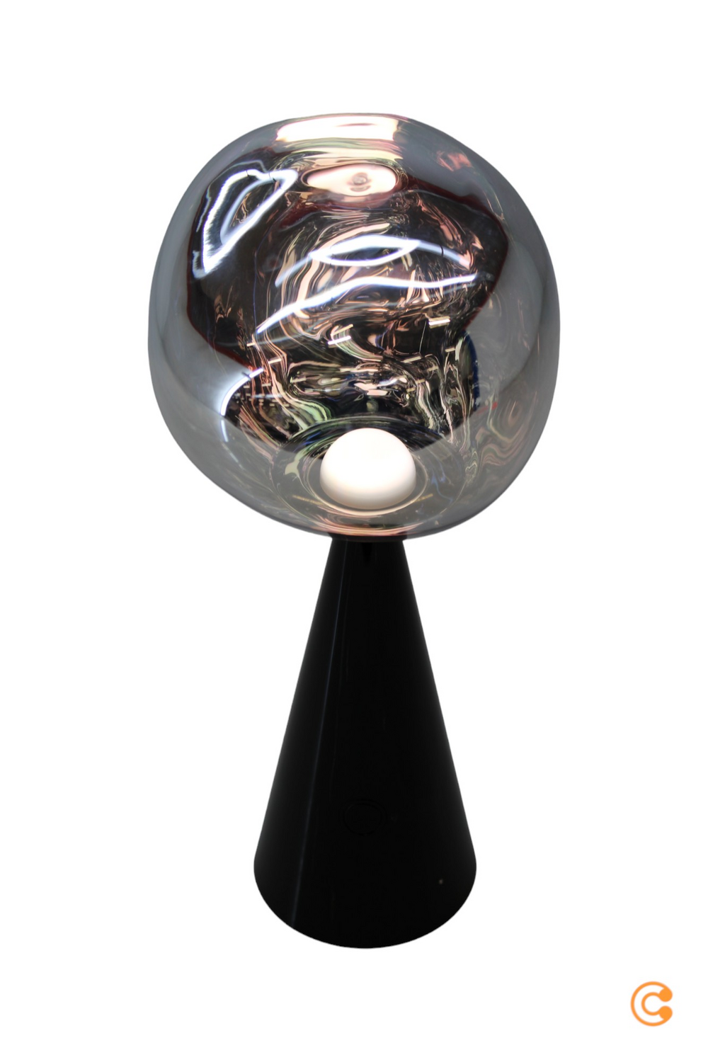 B-Ware Tom Dixon Melt Portable Akku Tischleuchte Tischlampe Tischlicht Leuchte Schwarz