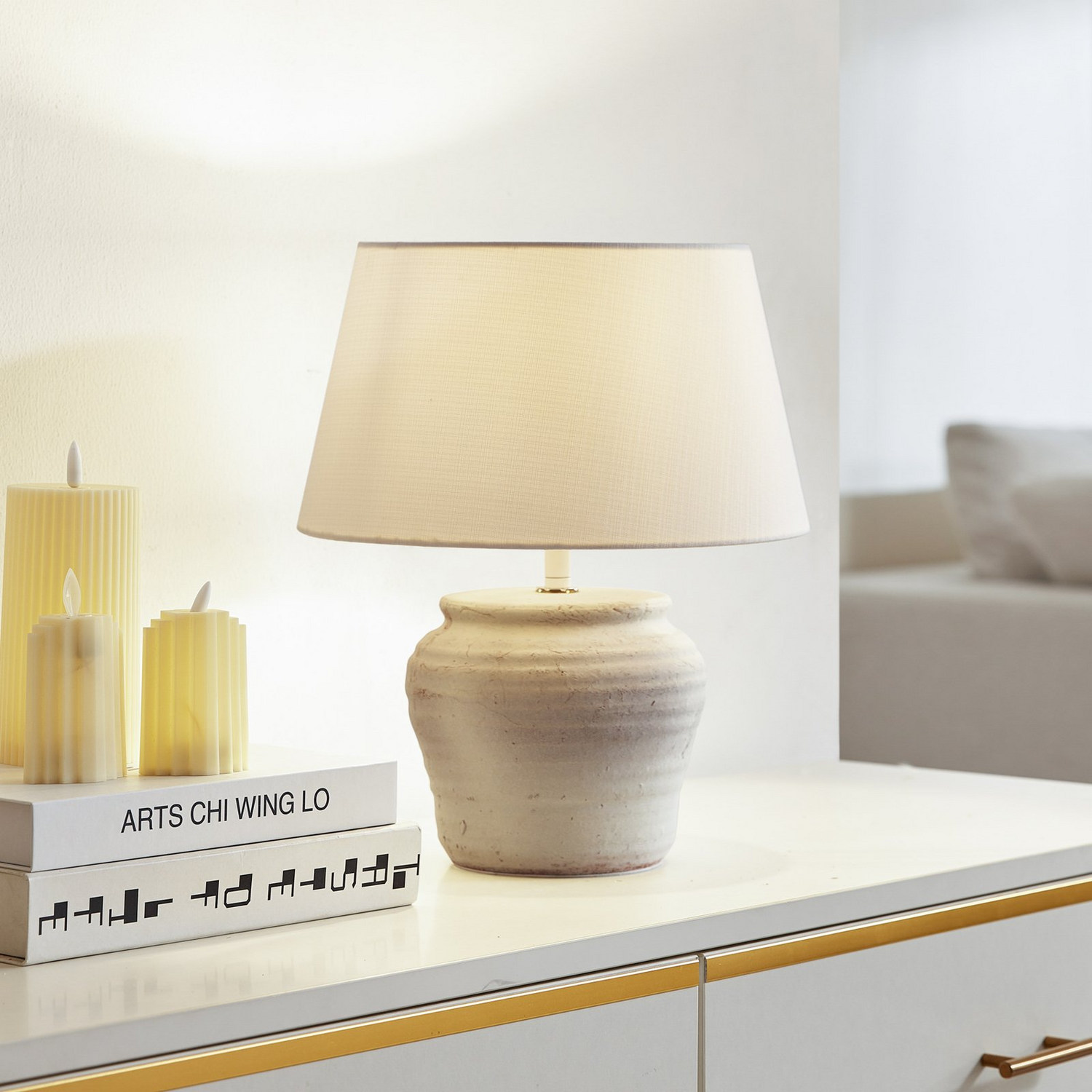 B-Ware Lindby Aelith Tischleuchte Tischlampe Leuchte Lampe Tischlicht Licht