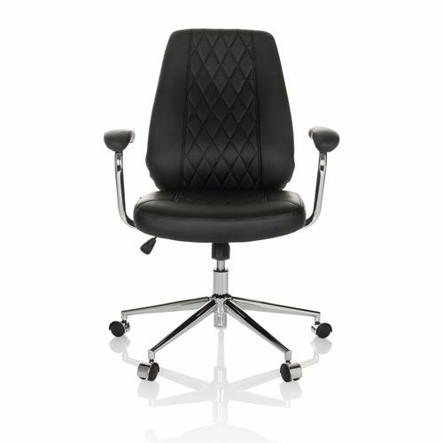 B-Ware Hjh Office Drehstuhl Bürostuhl Theo I Kunstleder Schwarz Chefsessel
