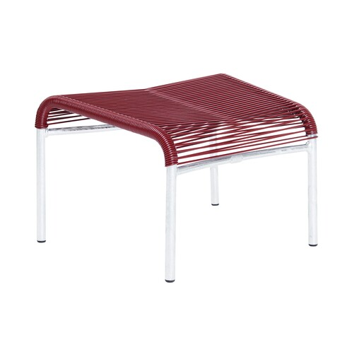 B-Ware Embru Altorfer Lounge Hocker Modell 1138 Sitzhocker Sitz Hocker Stuhl Weinrot
