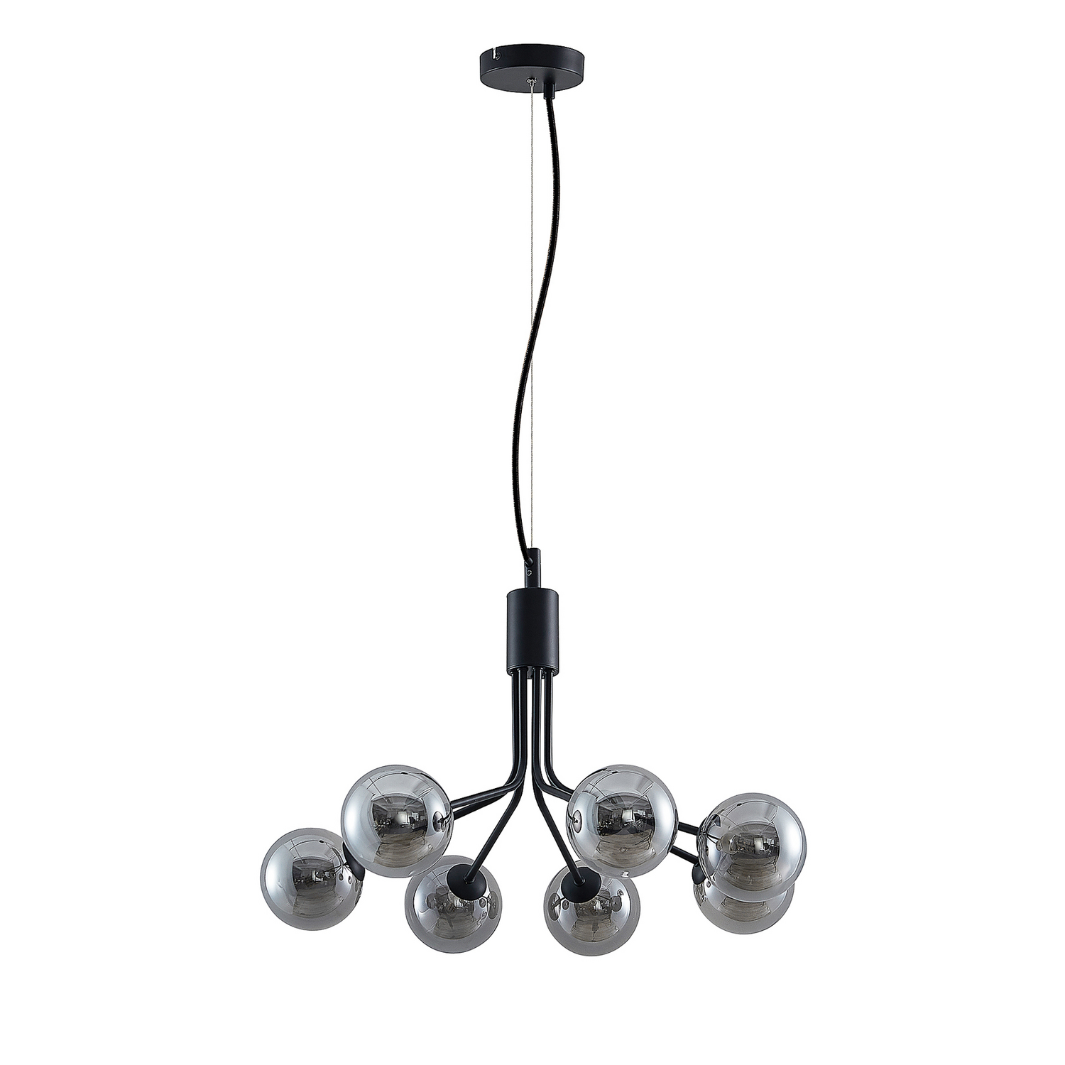 B-Ware Lucande Wynona Pendelleuchte 7-flammig Deckenlampe Hängelampe