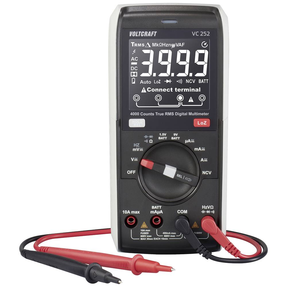 B-Ware Voltcraft Vc252 Hand Multimeter Strommesser Spannungsmesser Widerstandsmesser824