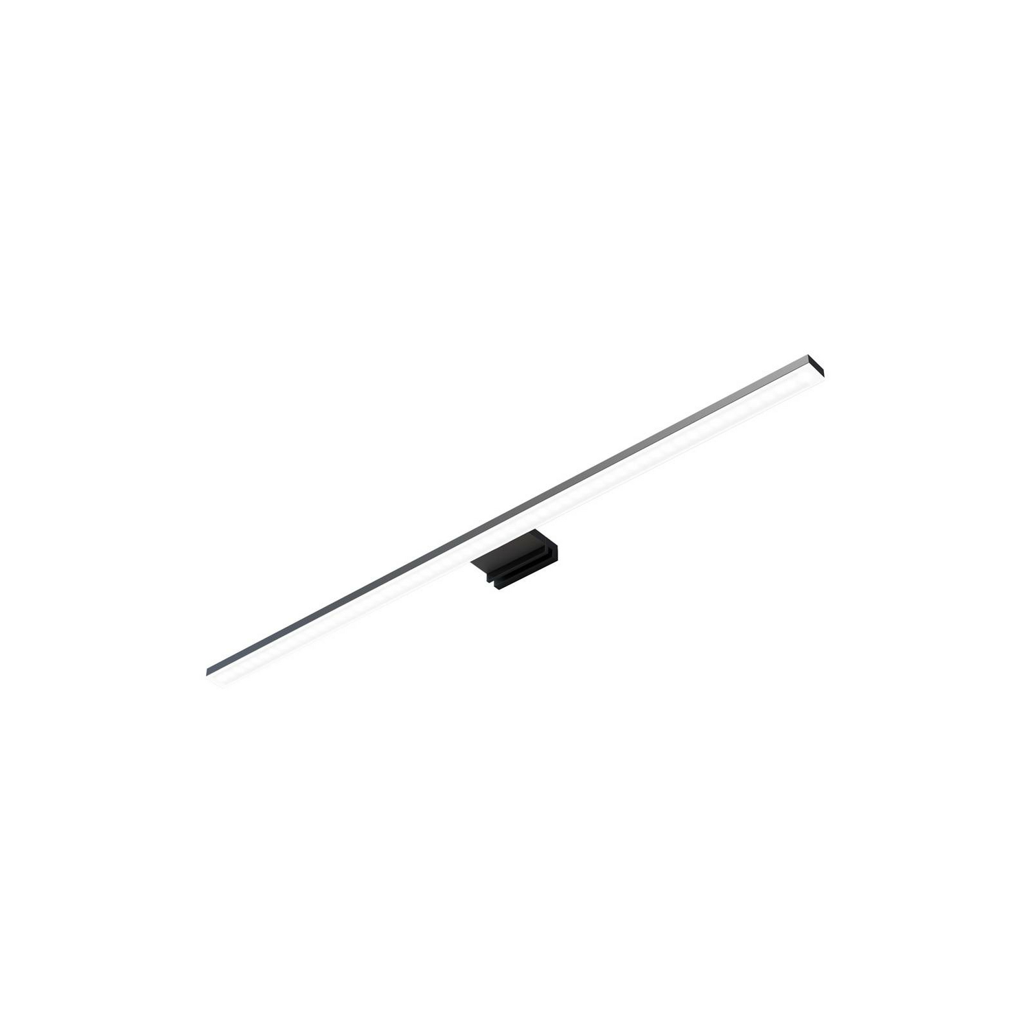 B-Ware Mcj Led Spiegelleuchte Triga Spiegellampe Lampe Licht Ip44 Schwarz 60cm 4.0513