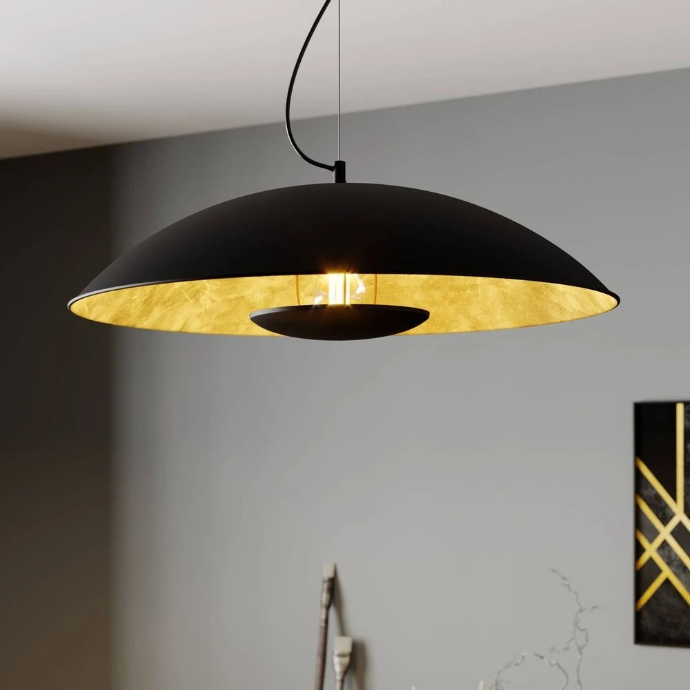 B-Ware Lindby Pendelleuchte Emilienne Deckenlampe Hängeleuchte Lampe1 Flmg E27 Schw23