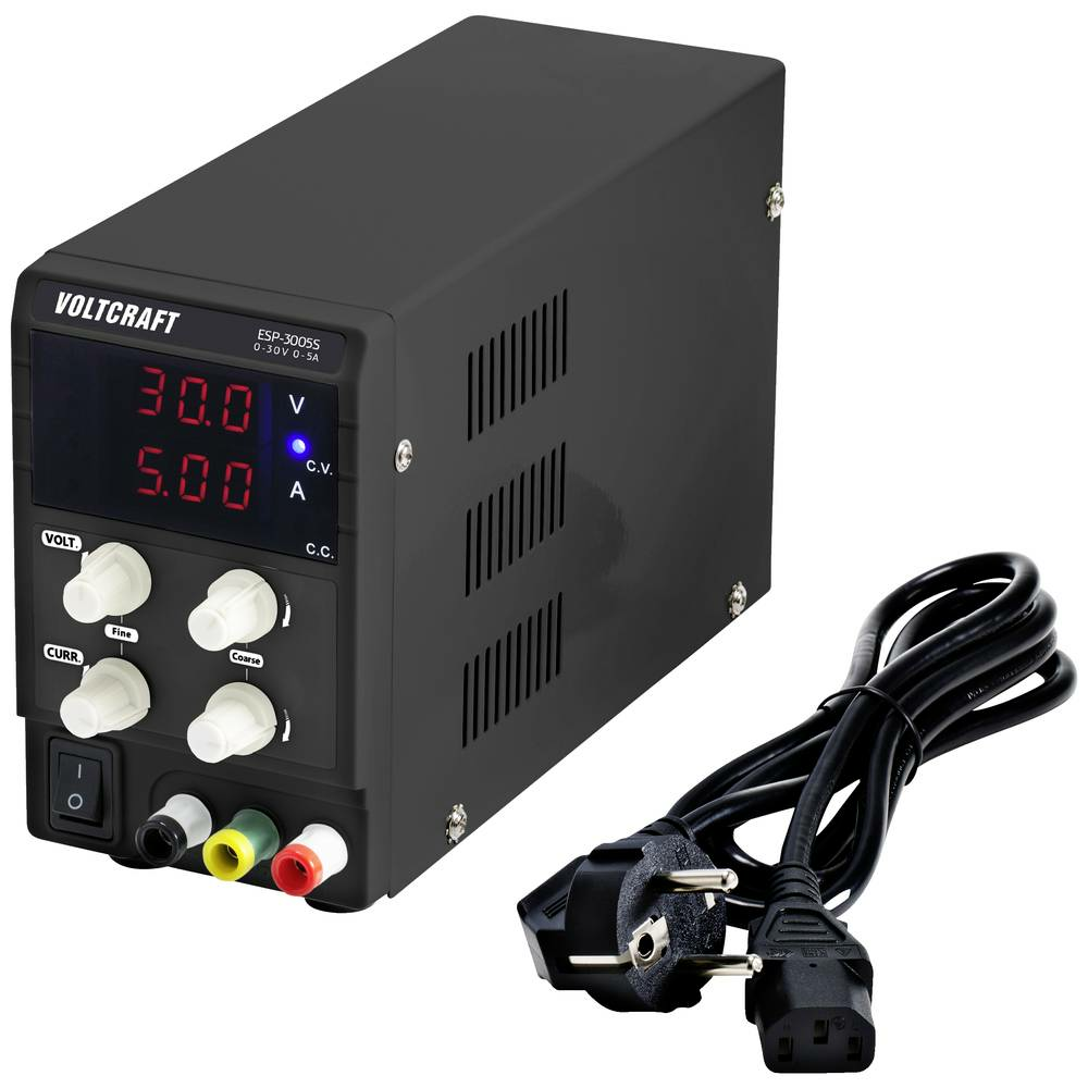 B-Ware Voltcraft Esp 3005 S Labornetzgerät 0 30 V 0 5 A 150 W Steckanschluss 4 620