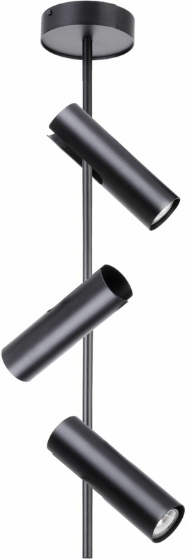 B-Ware Sigma Lighting Deckenspot Deckenlampe Lampe Leuchte Strahler 3 Fl. Leda Schwarz