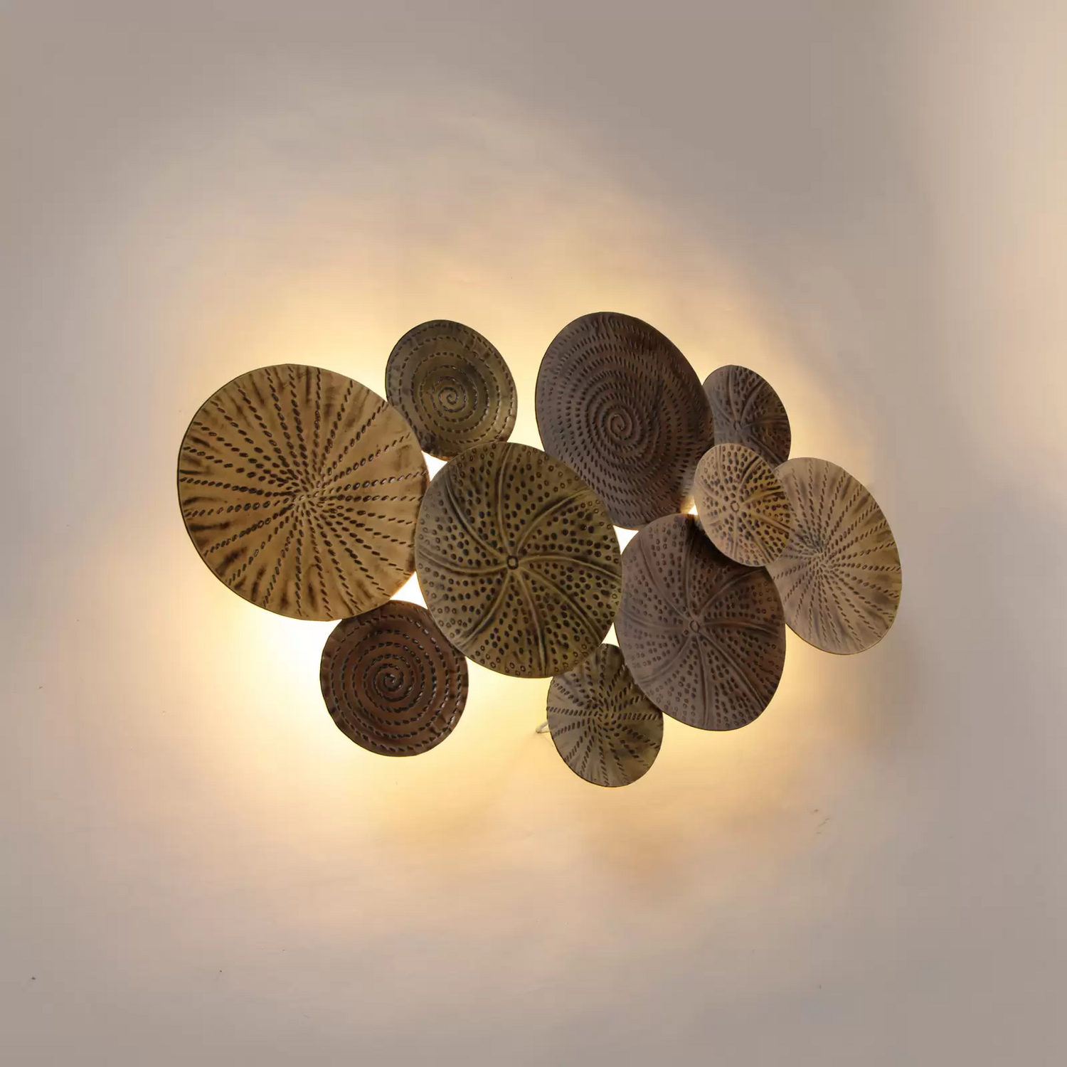 B-Ware Lindby Wandleuchte Soraya Gold/Kupfer Metall Wandlampe Lampe Leuchte Spot Licht