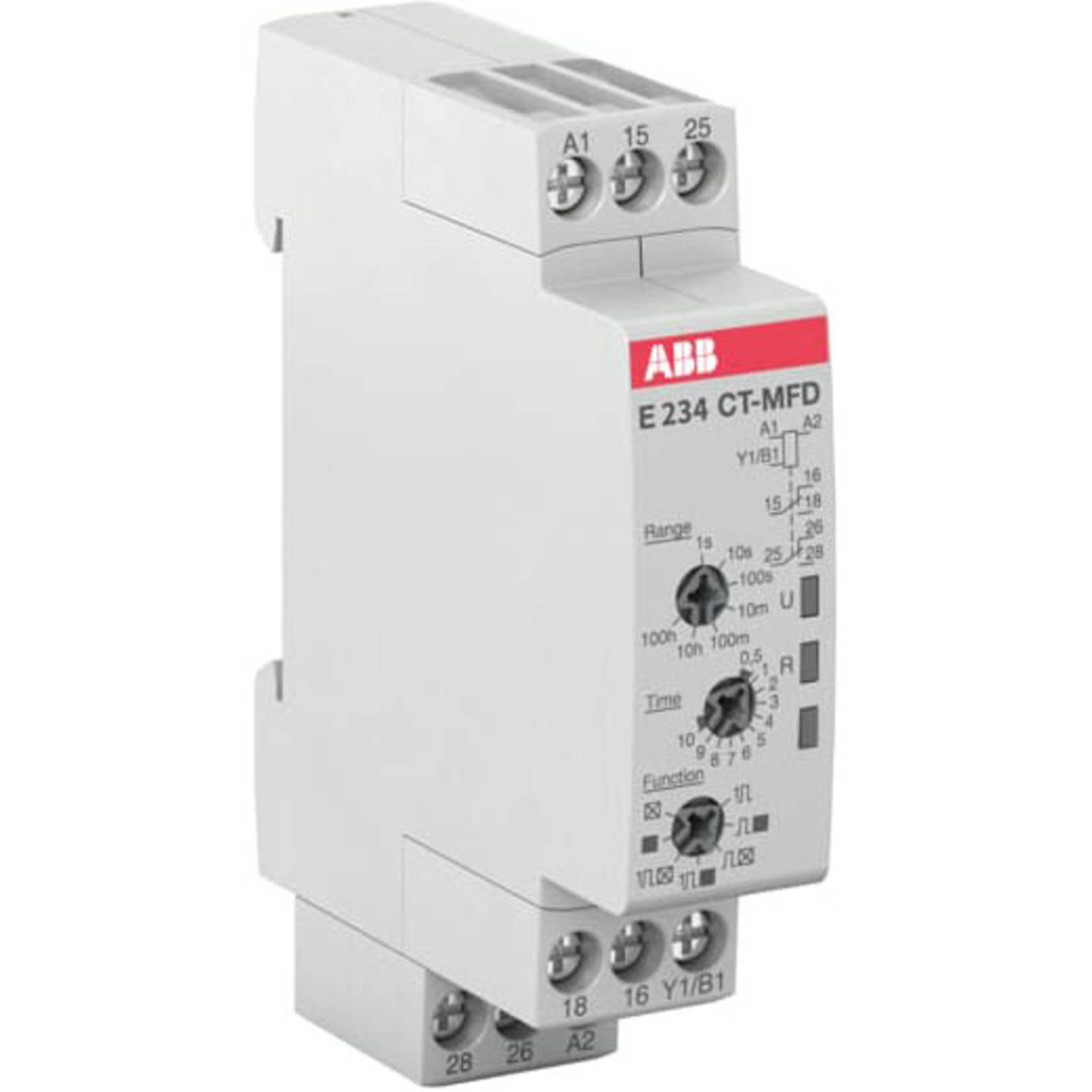 B-Ware Abb Zeitrelais Verzögerungsrelais Ct Mfd.21 Multifunktional 12 V Schraubanschluss