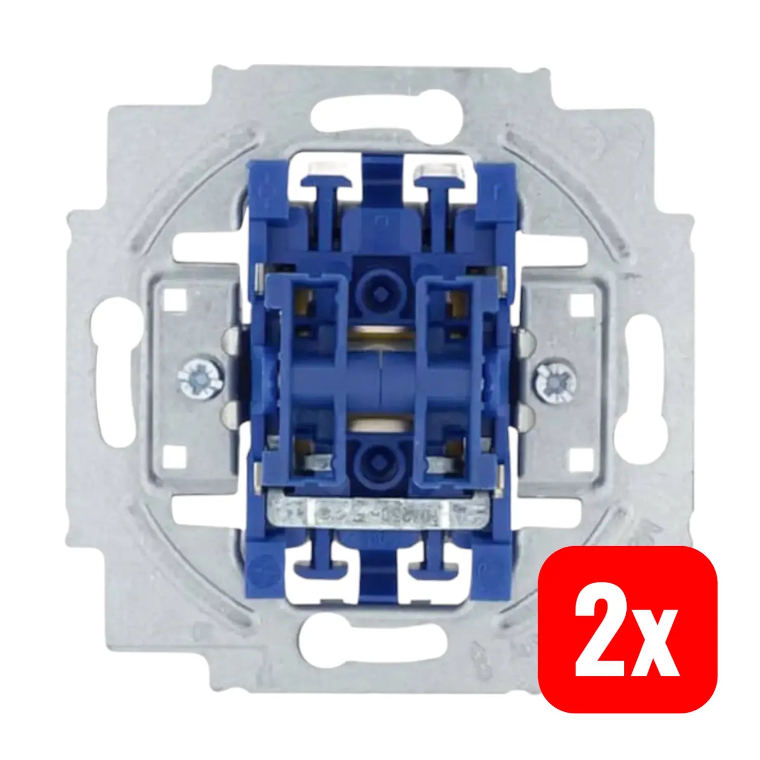 B-Ware Abb Geräteeinsatz Taster Tastereinsatz Wipptaster Blau Ip20 Unterputz 2 Stück