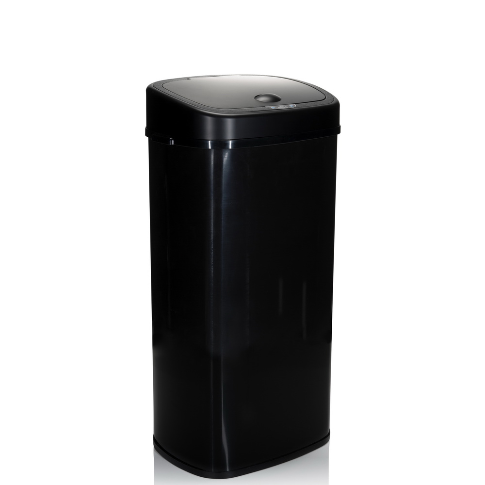 B-Ware Hjh Office Abfallsammler Mülleimer Sensor 68 L Stahl Schwarz Clean Vi